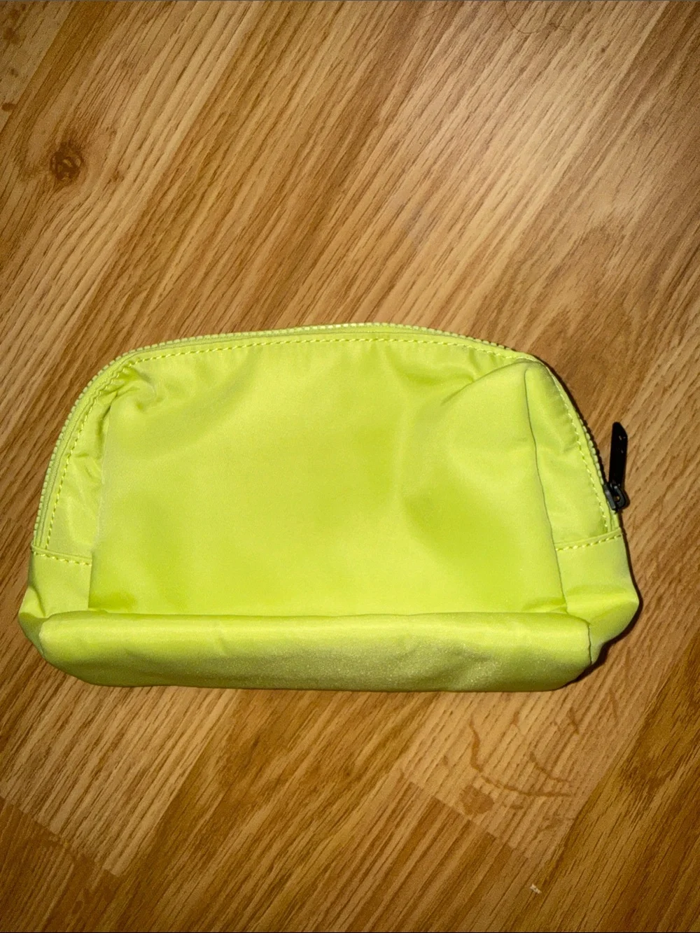 lululemon athletica Neon Yellow Travel Cosmetic Pouch